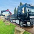 DAF XF 510 6X2 DROPSIDE CRANE D/BAR