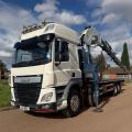 DAF CF 460 8X2 FLAT CRANE D/BAR