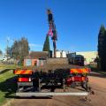 DAF 85 CF 380 6X2 FLAT CRANE