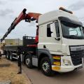 DAF CF 410 8X4 DROPSIDE CRANE