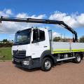 MERCEDES-BENZ ATEGO 816 DROPSIDE CRANE