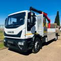 IVECO EUROCARGO 180E25 DROPSIDE CRANE