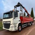 DAF CF 450 FAN 6X2 FLAT CRANE