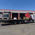 DAF CF 450 8 WHEEL CHEESEWEDGE CRANE
