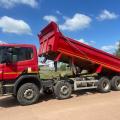 SCANIA P410 8X4 STEEL TIPPER