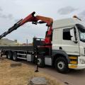 DAF CF 410 8X4 DROPSIDE CRANE