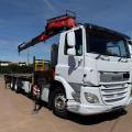 DAF CF 450 8 WHEEL CHEESEWEDGE CRANE