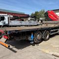 SCANIA G440 8X2 FLAT FASSI CRANE D/BAR