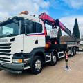 SCANIA R410 8X2 FLAT 82 TON CRANE