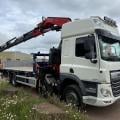DAF CF 450 8X2 FLAT CRANE