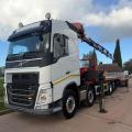 VOLVO FH 460 8X2 FLAT CRANE DRAWBAR