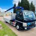 MITSUBISHI FUSO CANTER 7C15 DROPSIDE CRANE