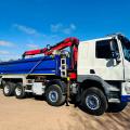 DAF CF 450 8X4 TIPPER GRAB CRANE