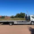 MITSUBISHI FUSO CANTER 7C18 7.5 TON FLAT CRANE