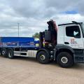 MERCEDES-BENZ AROCS 3246 8X2 FLAT CRANE