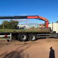 DAF 85 CF 380 6X2 FLAT CRANE
