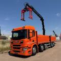 SCANIA P420 8X2 DROPSIDE BRICK GRAB