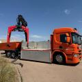SCANIA P420 8X2 DROPSIDE BRICK GRAB
