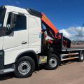 VOLVO FH 460 8X2 FLAT CRANE