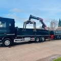 DAF XF 510 6X2 DROPSIDE CRANE D/BAR