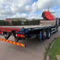 SCANIA G440 8X2 FLAT FASSI CRANE D/BAR
