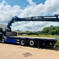 DAF CF 460 8X2 FLAT CRANE