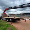 SCANIA R450 8X2 FLAT CRANE