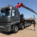 RENAULT C460 8X2 FLAT CRANE D/BAR