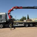 RENAULT C460 8X2 FLAT CRANE D/BAR