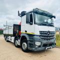 MERCEDES-BENZ AROCS 3243 8X2 DROPSIDE CRANE