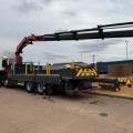 DAF CF 410 8X4 DROPSIDE CRANE