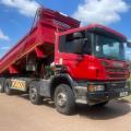 SCANIA P410 8X4 STEEL TIPPER