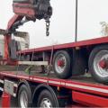 SCANIA R450 8X2 FLAT DRAWBAR CRANE