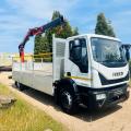 IVECO EUROCARGO 180E25 DROPSIDE CRANE