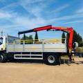 IVECO EUROCARGO 180E25 DROPSIDE CRANE