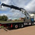 DAF CF 460 8X2 FLAT CRANE D/BAR