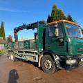 IVECO 180E25 18 TON DROPSIDE CRANE
