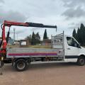 MERCEDES-BENZ SPRINTER 516 CDI 5 TON DROPSIDE CRANE