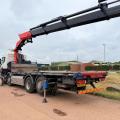 SCANIA G440 8X2 FLAT FASSI CRANE D/BAR