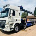 DAF CF 460 8X2 FLAT CRANE