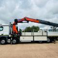 MERCEDES-BENZ AROCS 3243 8X2 DROPSIDE CRANE
