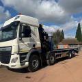 DAF CF 460 8X2 CHEESEWEDGE CRANE