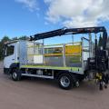 MERCEDES-BENZ ATEGO 816 POLE CARRIER CRANE