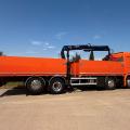 SCANIA P420 8X2 DROPSIDE BRICK GRAB