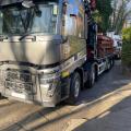 RENAULT C460 8X2 FLAT CRANE