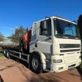 DAF 85 CF 380 6X2 FLAT CRANE