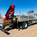 IVECO EUROCARGO 180 250 DROPSIDE CRANE