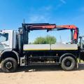 MERCEDES-BENZ ATEGO 1823 4X4 DROPSIDE CRANE
