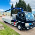 MITSUBISHI FUSO CANTER 7C15 DROPSIDE CRANE