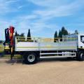 IVECO EUROCARGO 180E25 DROPSIDE CRANE